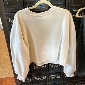 EVERYTHING MUST GO Ladies cropped sweatshirt